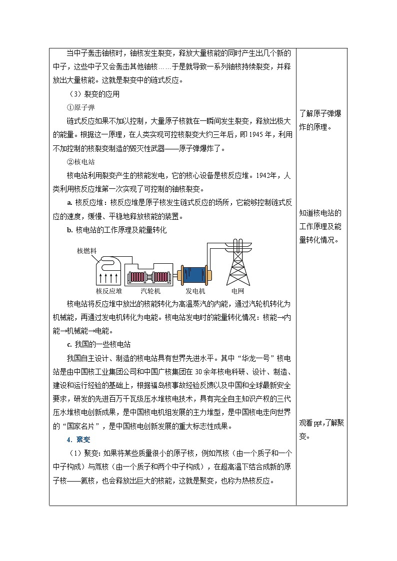 教学设计：人教版2024初中物理九年级22-2 新能源的发展第3页