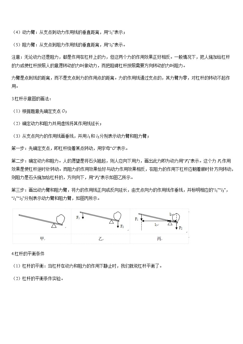 中考物理二轮复习考点题型归纳与变式演练专题14 机械和机械效率（原卷版）第2页