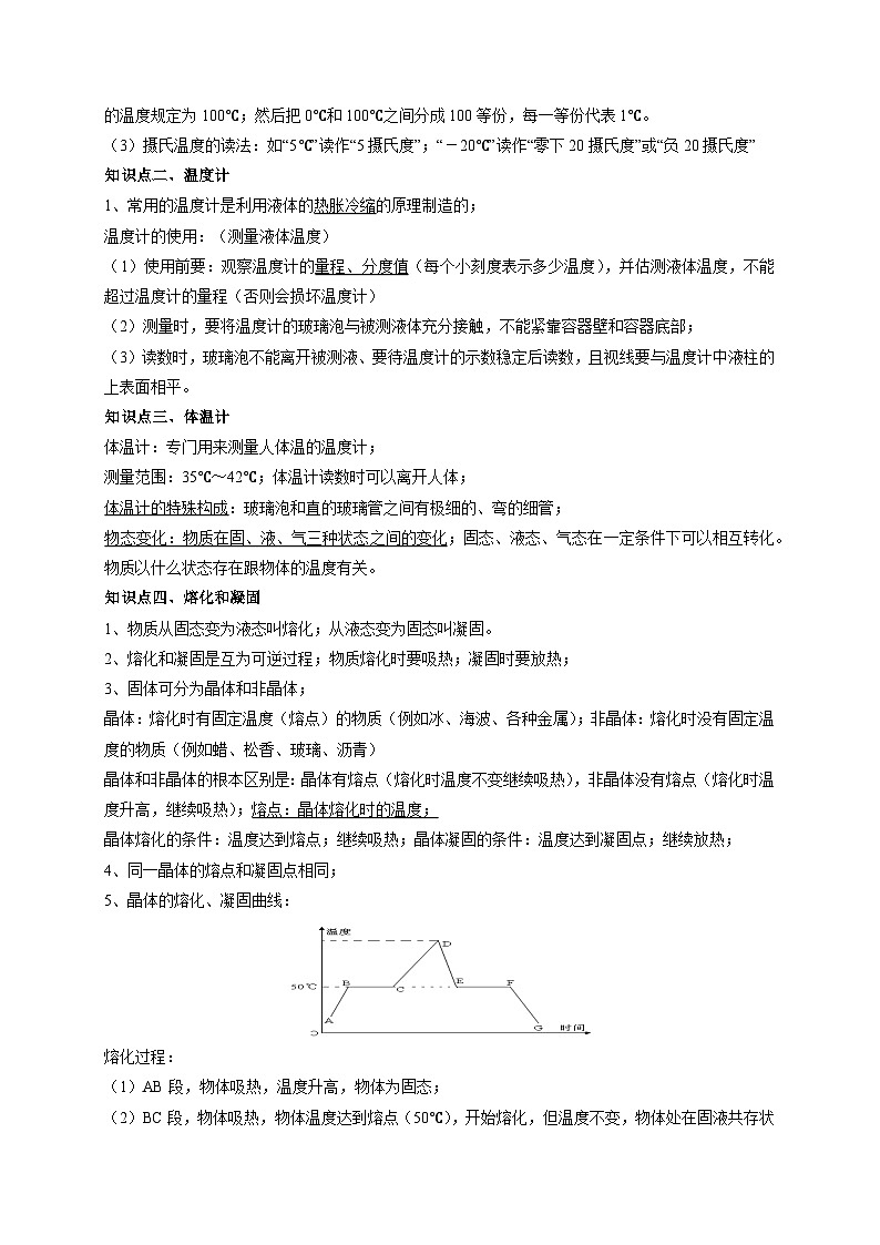 中考物理一轮复习考点讲与练专题3 物态变化（原卷版）第2页