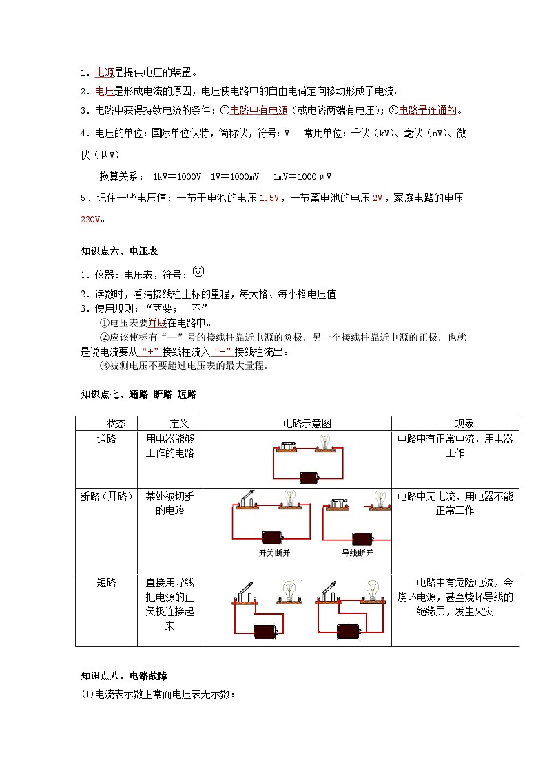中考物理一轮复习讲义+练习第17讲  电学基础通关（讲义）（原卷版）第3页