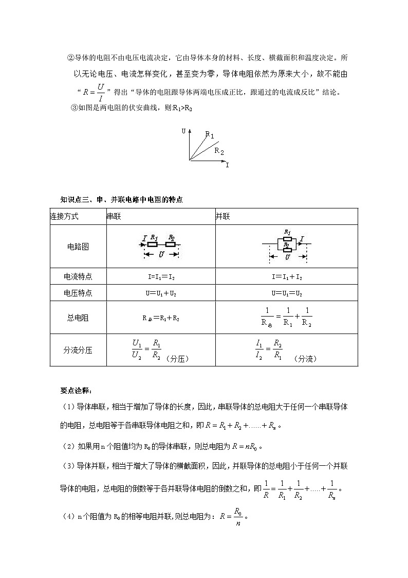 中考物理一轮复习讲义+练习第19讲 欧姆定律（一）基础强化（讲义）（解析版）第2页