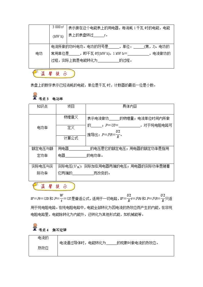 中考物理一轮复习考点精练（基础+提升）专题18 欧姆定律及电功率(原卷版) 第2页