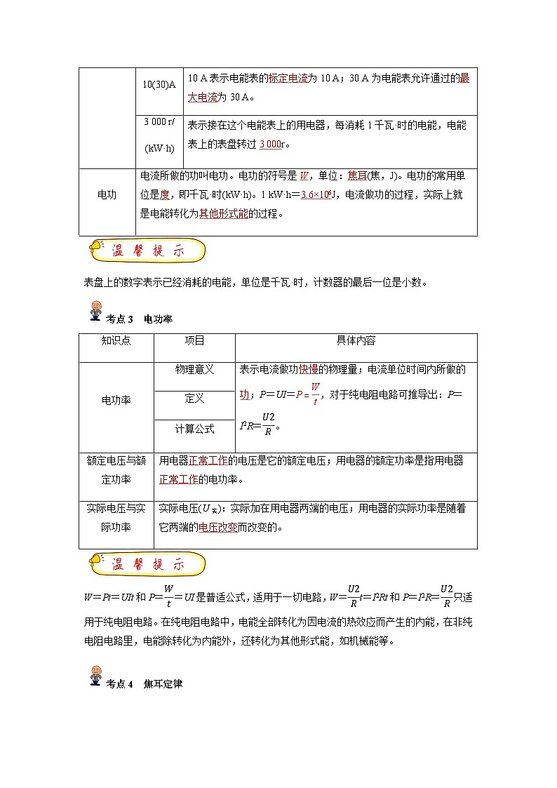 中考物理一轮复习考点精练（基础+提升）专题18 欧姆定律及电功率(解析版)第2页