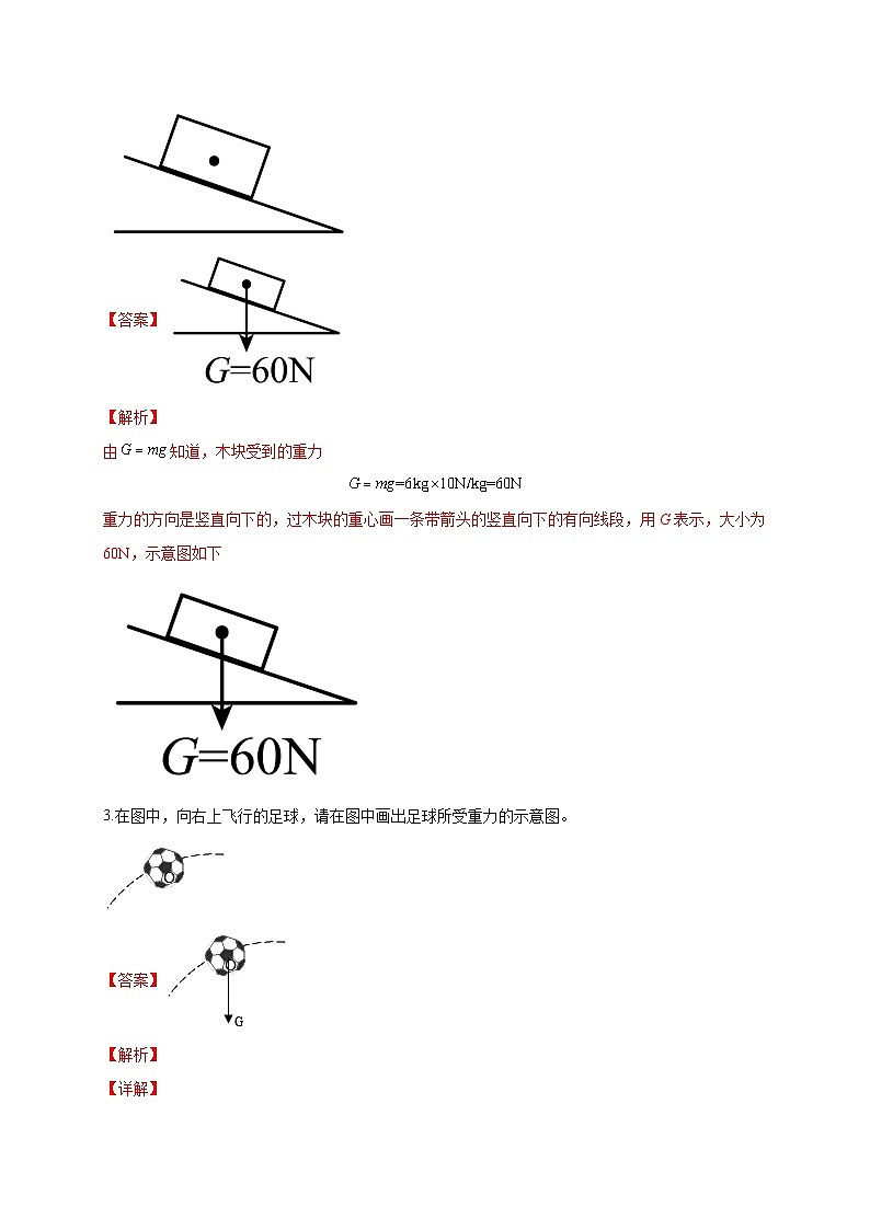 中考物理二轮专题复习力学作图题（解析版）第2页