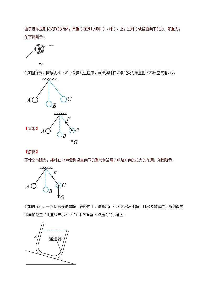 中考物理二轮专题复习力学作图题（解析版）第3页