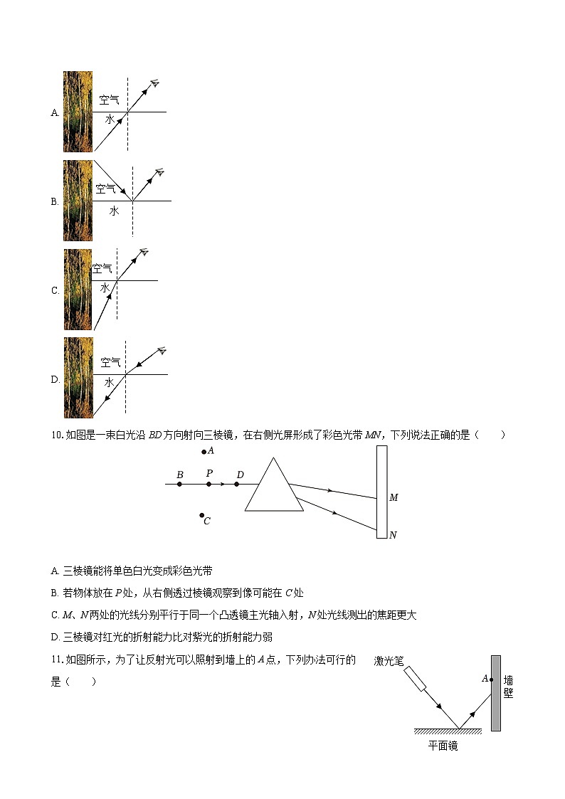 2025-2026学年江苏省扬州市仪征市八年级（上）期中物理试卷-自定义类型第3页