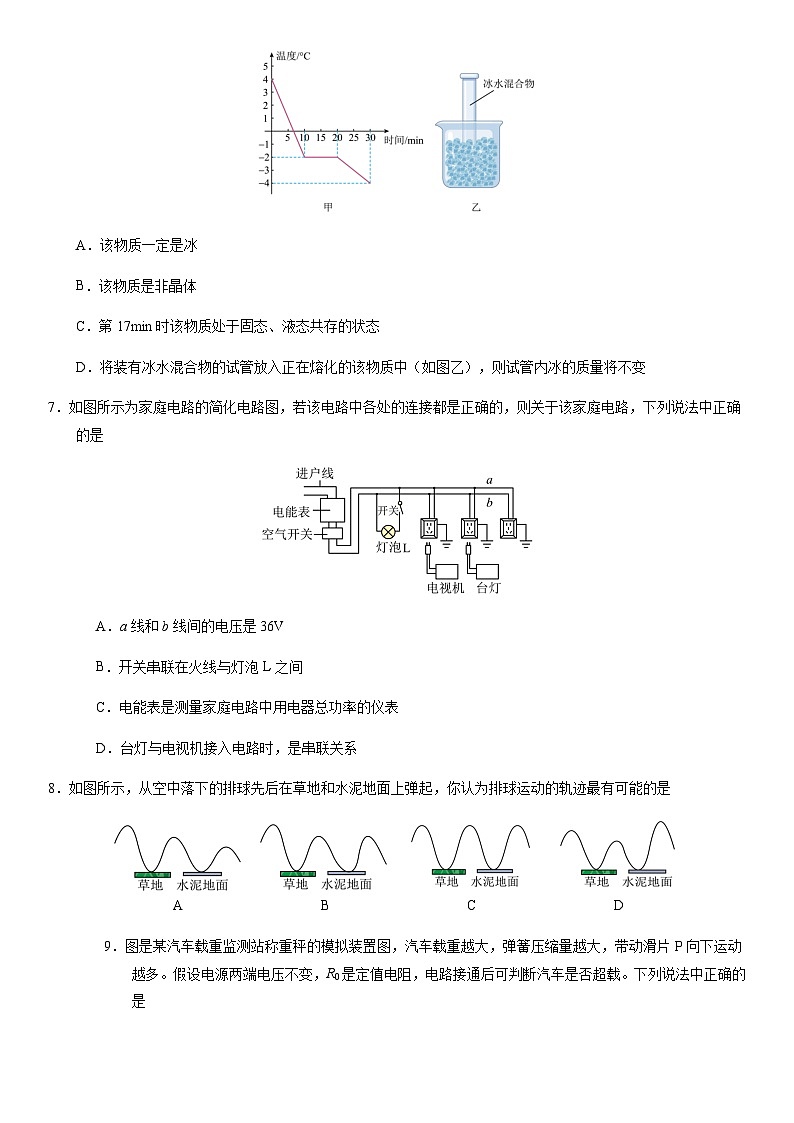 2024年中考物理（北京）押题预测卷二含答案）第3页