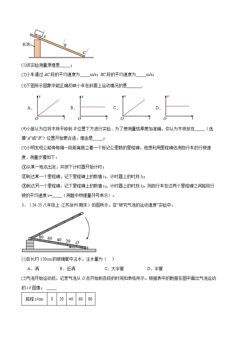 专题12 期末实验题必刷（期末专项训练）（原卷版）第2页