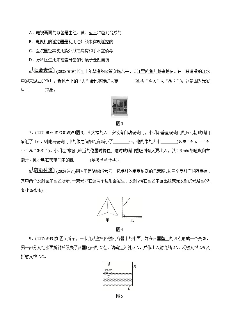 2026广西壮族自治区中考物理一轮复习优化训练-光现象（含答案）第2页