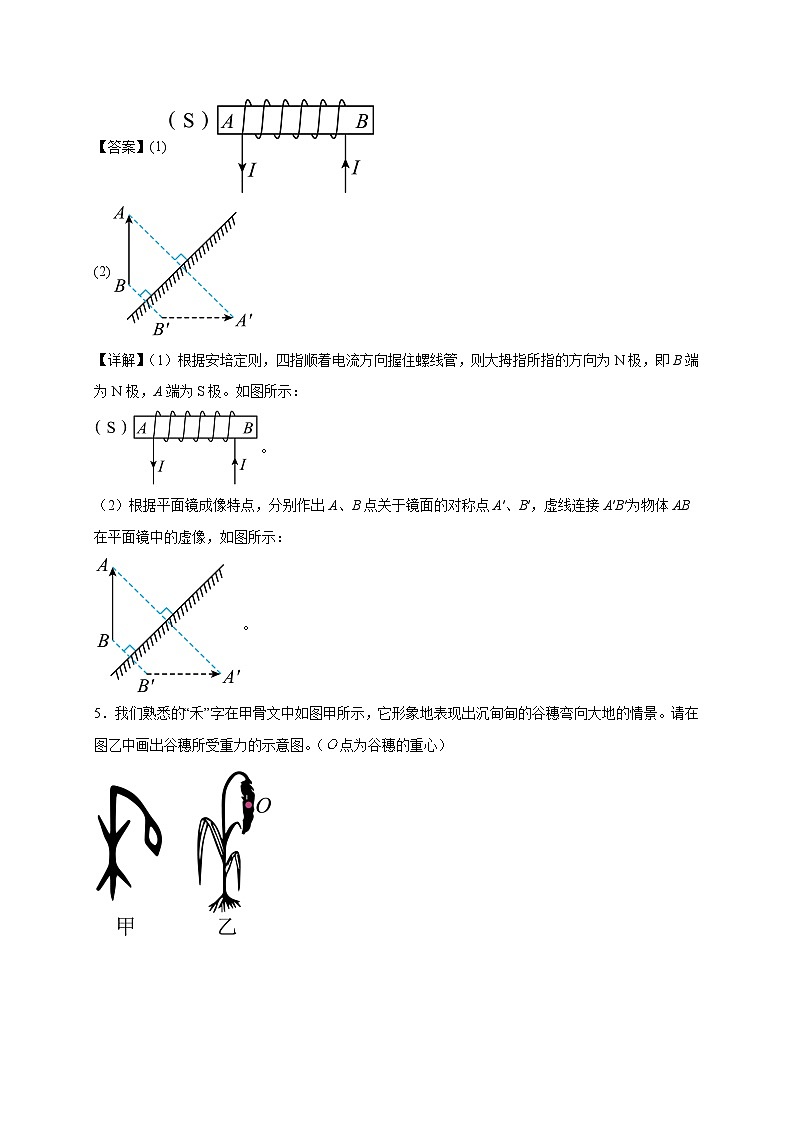 作图题30道（解析版）第3页