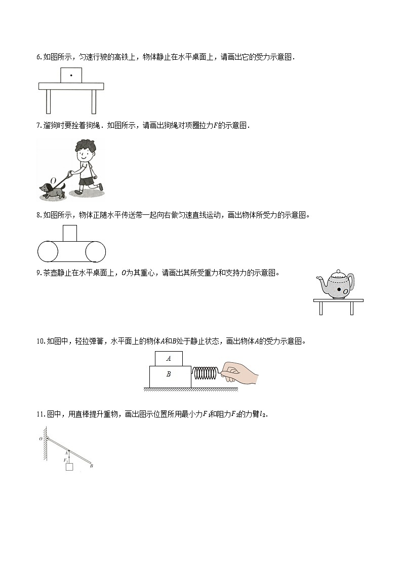 2025年中考物理二轮复习专题十九：物理作图专项  练习（含答案+解析）第2页