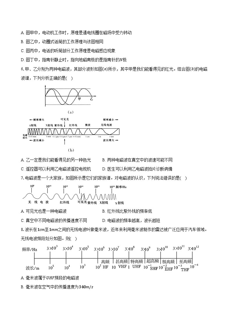 2025年中考物理第一轮复习专题复习专题17：电磁波练习  （含答案+解析）第2页