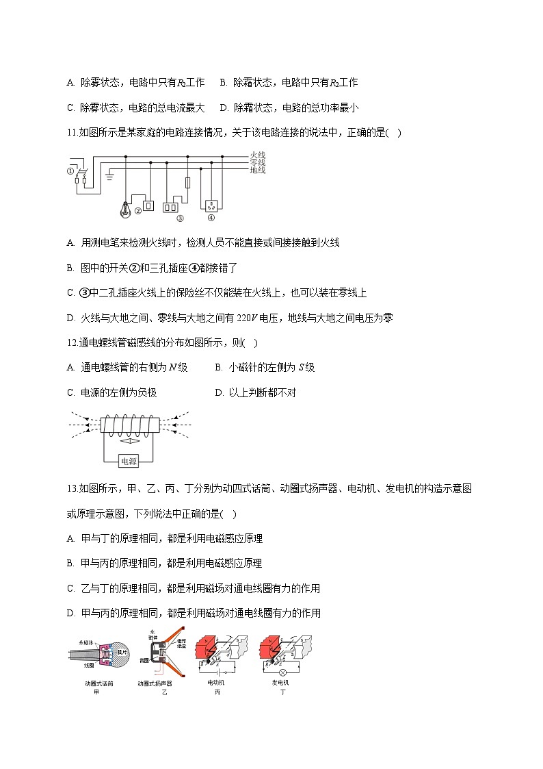 山东省滨州市阳信县城区集团校联考2026届九年级上册12月月考物理试题【附答案】第3页