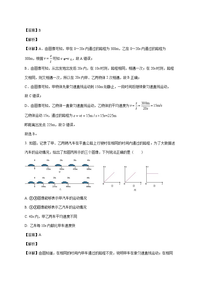 山东省临沂市沂水县实验学校2025—2026学年八年级上册10月月考物理试题【附解析】第2页
