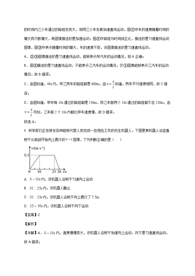 山东省临沂市沂水县实验学校2025—2026学年八年级上册10月月考物理试题【附解析】第3页
