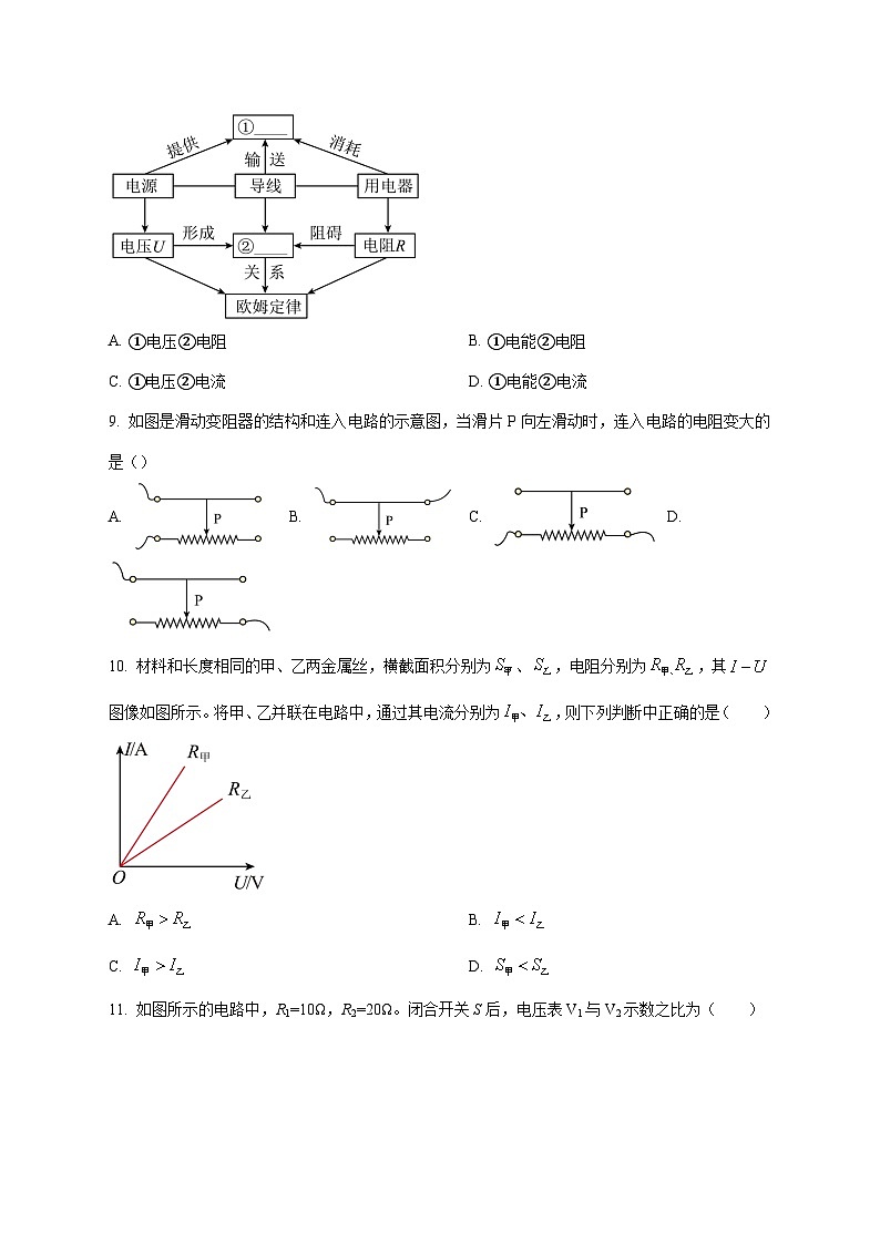 江苏省南京市第五十中学2025-2026学年九年级上学期（12月）月考物理试题（附答案）第3页