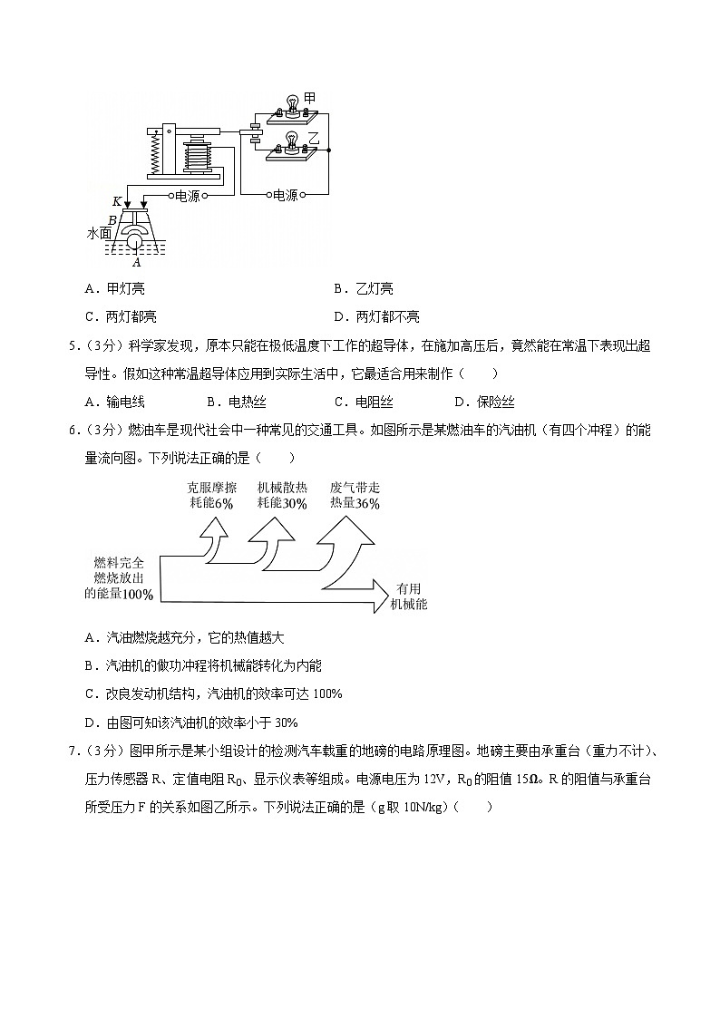 2024-2025学年内蒙古鄂尔多斯市康巴什区九年级（上）期末物理试卷(含详细答案解析)第2页