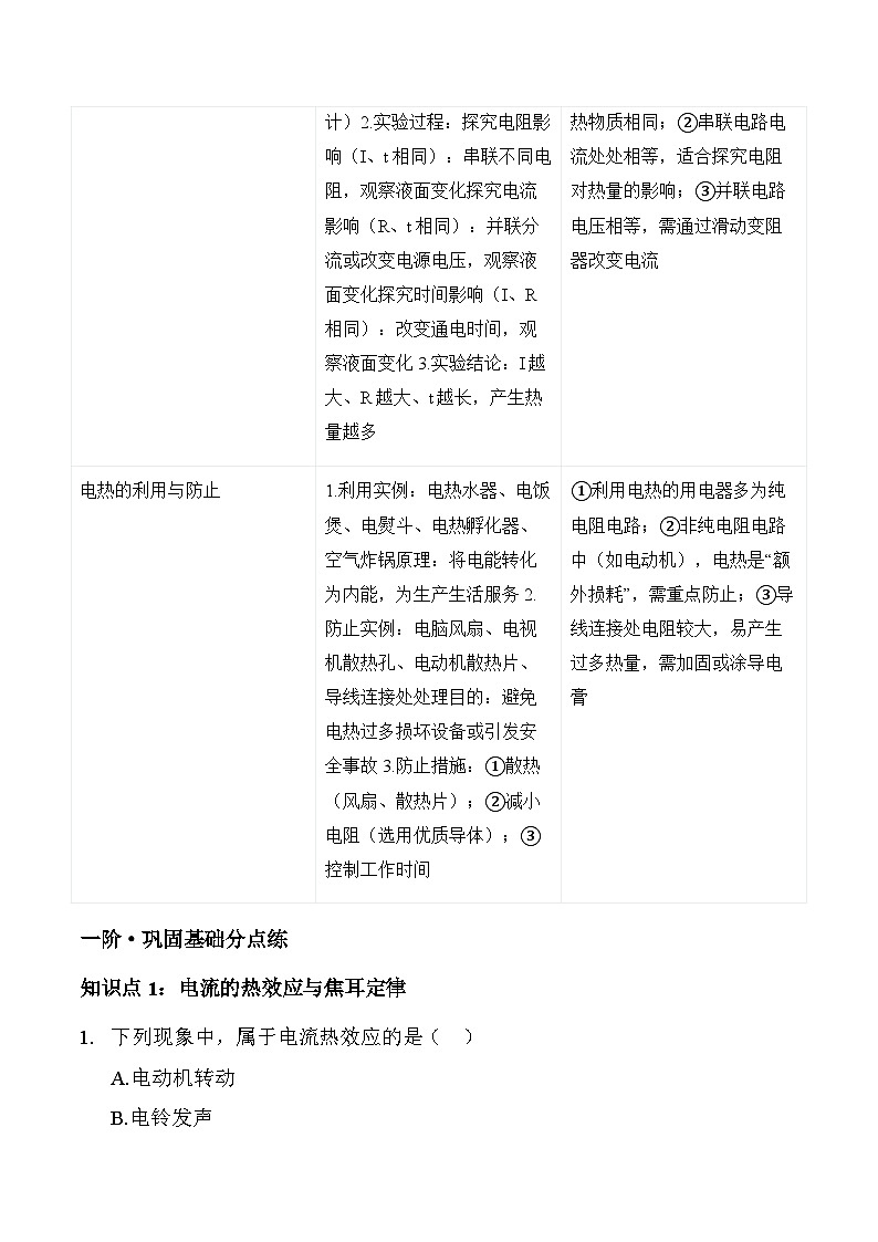 沪粤版 2025-2026 学年物理九年级上学期 15.4 + 焦耳定律【课后 5 分钟 同步练】- 习题【含解析】第2页