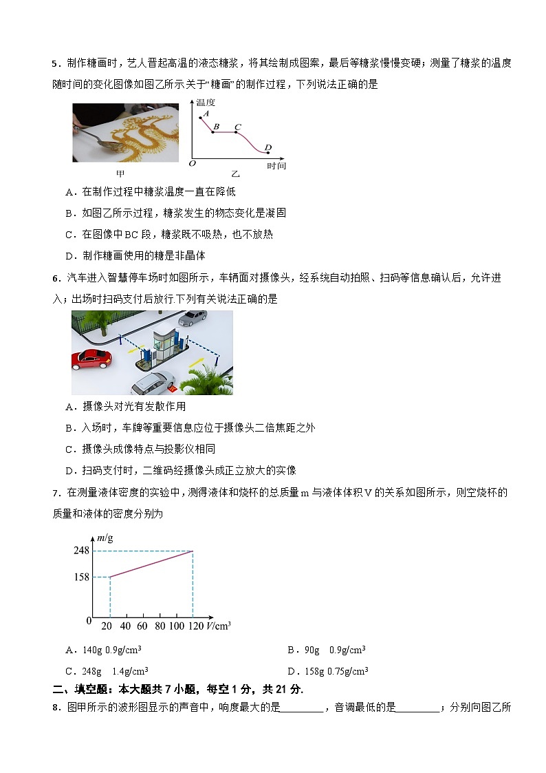 广东省汕头市金平区2025年上学期八年级物理期末教学质量监测试卷附答案第2页