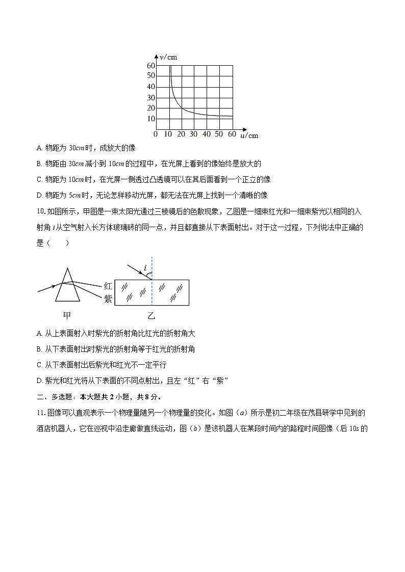 2025-2026学年八年级上学期1月期末物理试题四川-自定义类型第3页