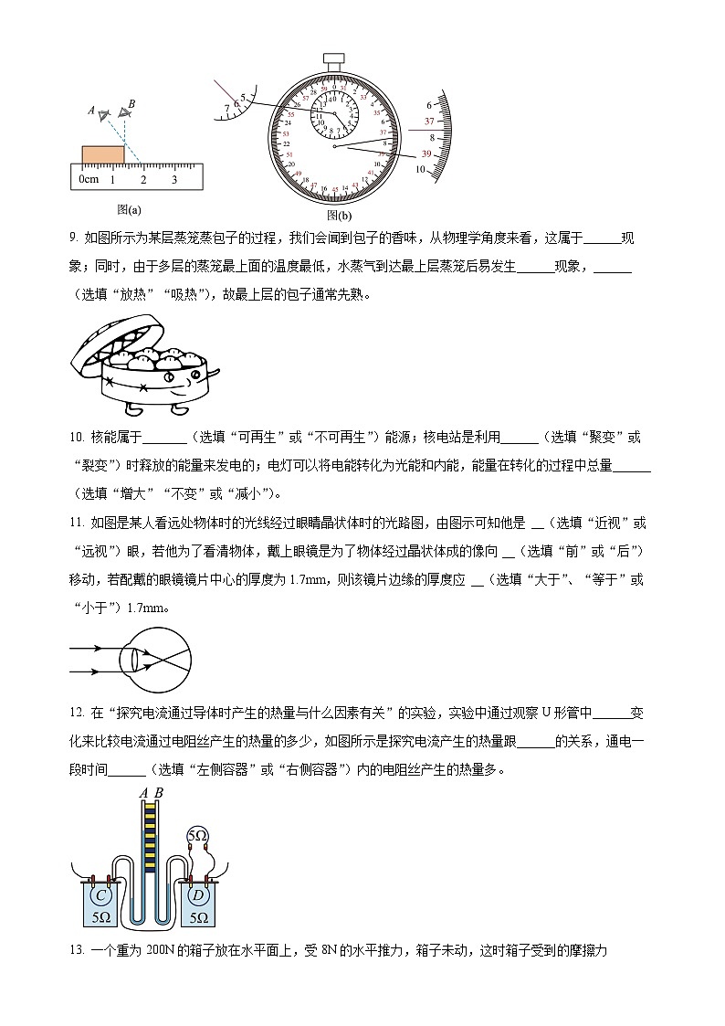 2025年广东省珠海市梅华中学中考一模物理试题-A4第3页