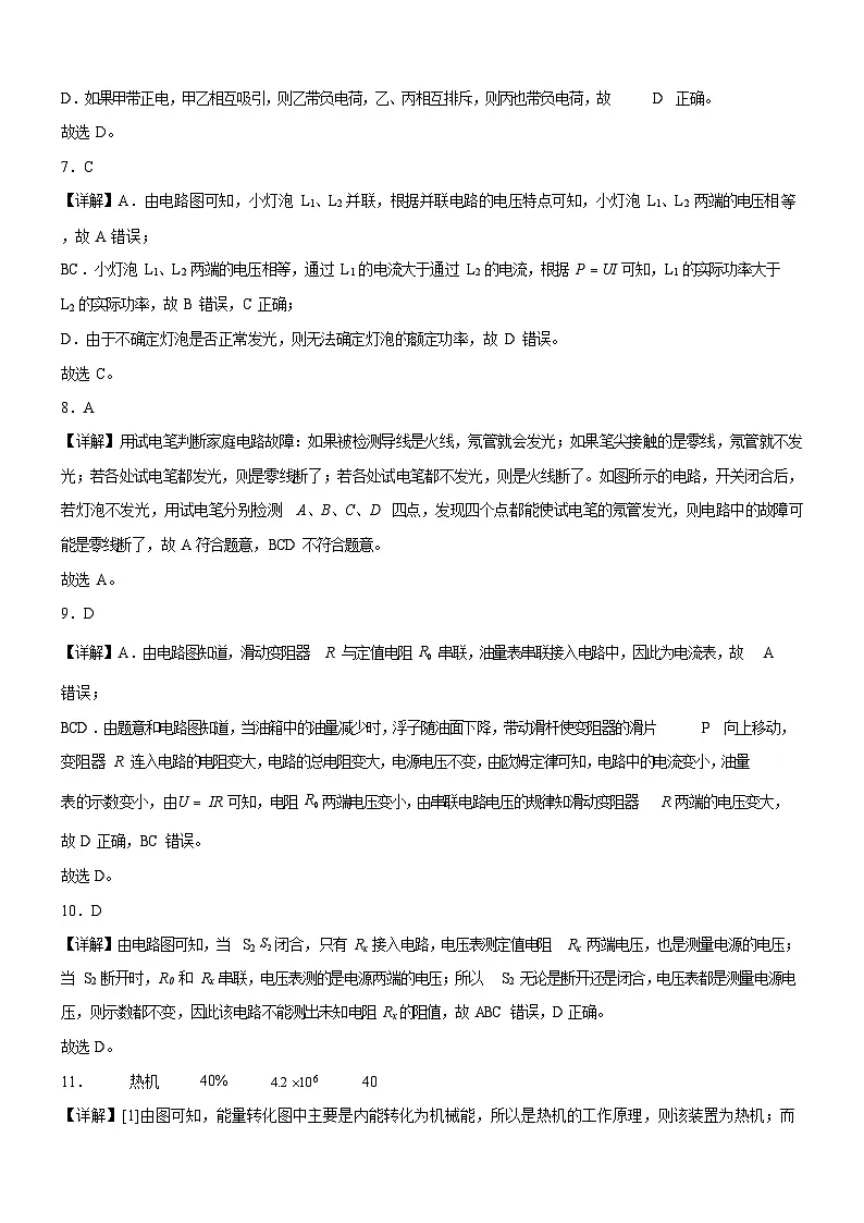 广东省广州市花都区2024-2025学年九年级上学期期末考试物理试题（解析版）第2页