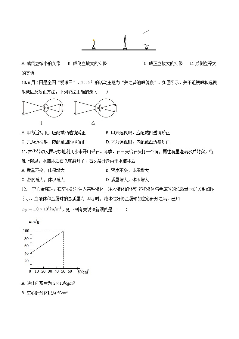 2025-2026学年湖南省邵阳市邵东市八年级（上）期末物理试卷-自定义类型第3页