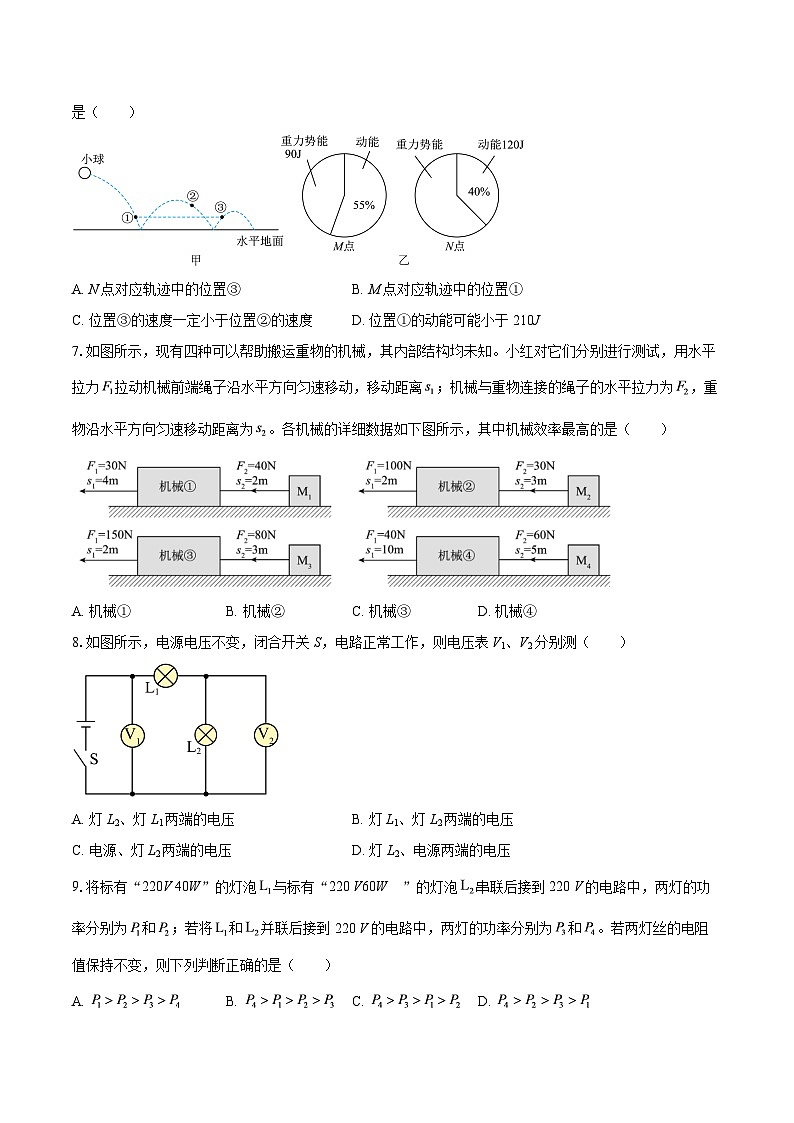 2026年山东省济南市高新区中考一轮复习调研测试物理试题-自定义类型第3页