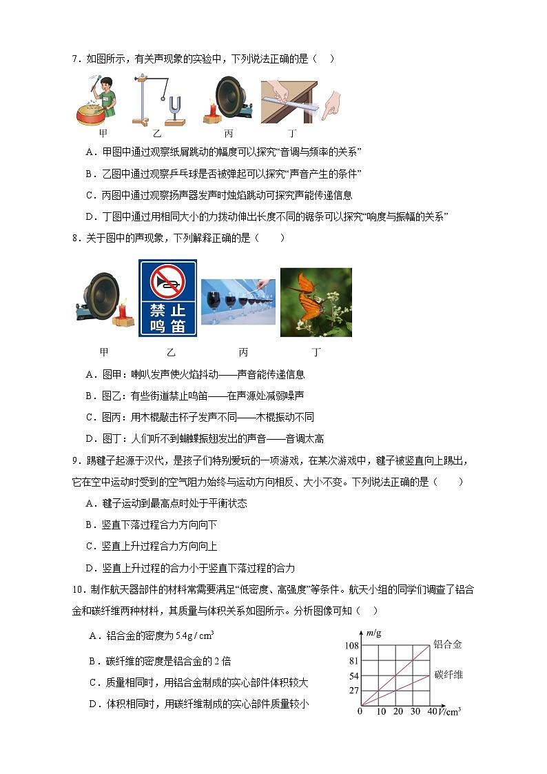 2026年广西初中物理学业水平模拟测试（2）第2页