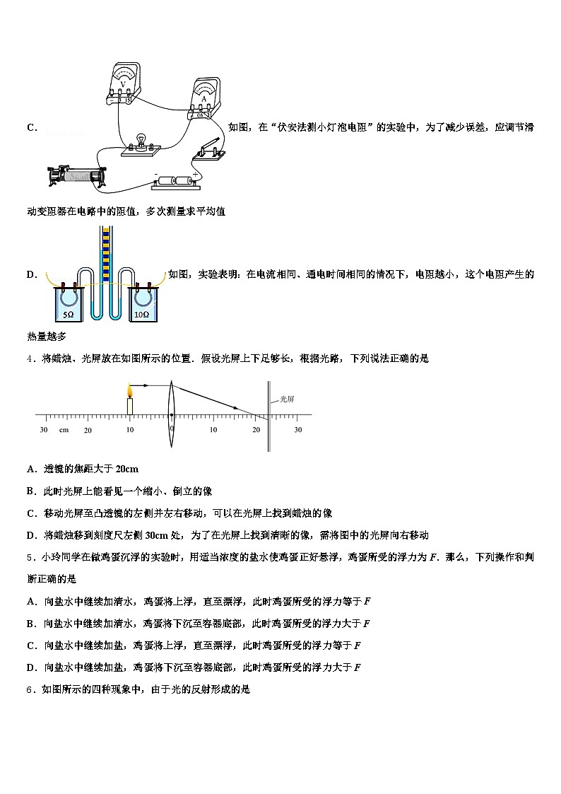 四川省内江市2026年中考二模物理试题（含答案解析）第2页
