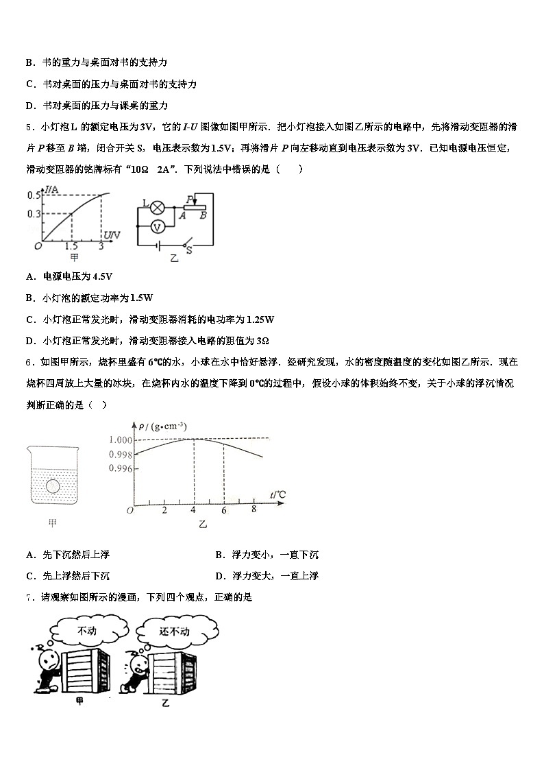 河南省许昌市2026年中考物理仿真试卷（含答案解析）第2页