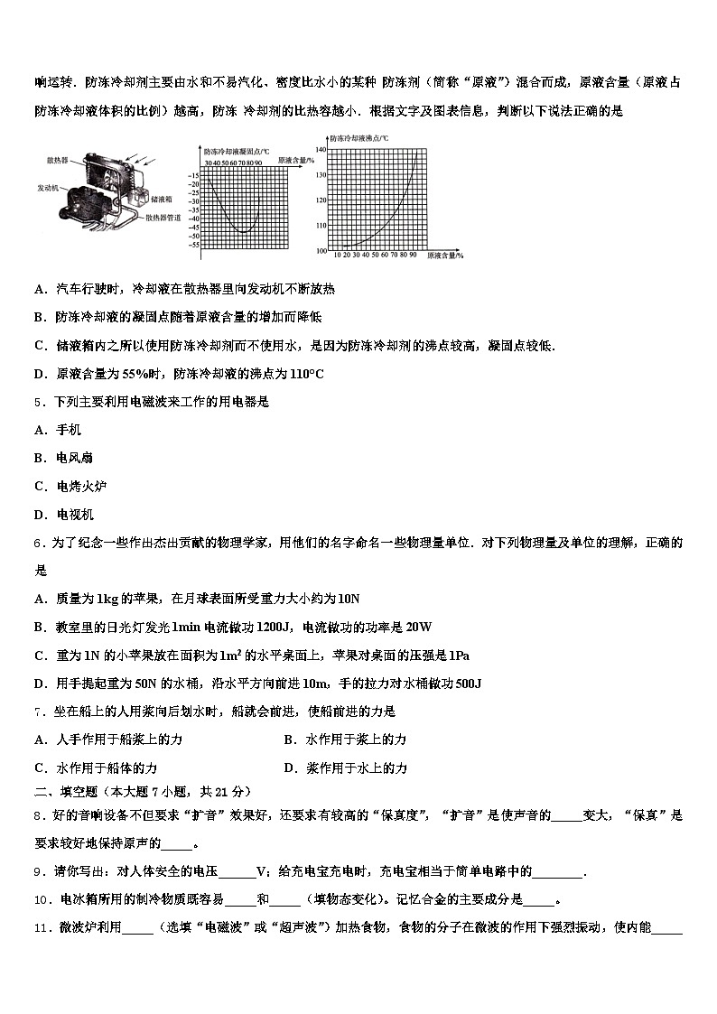 2026年濮阳市中考物理考试模拟冲刺卷（含答案解析）第2页
