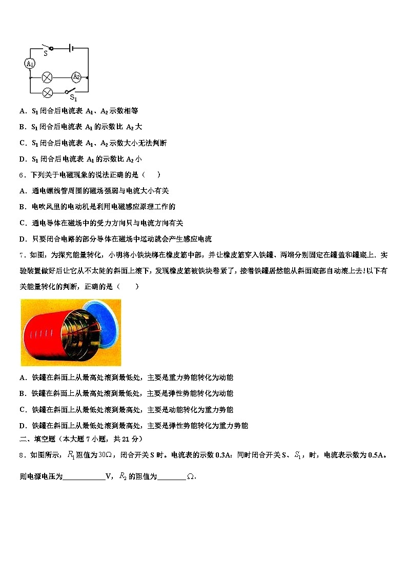2026年嘉兴市中考物理模试卷（含答案解析）第2页