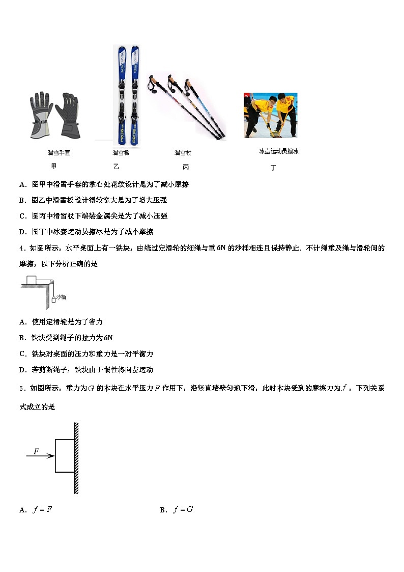 2026届江西省抚州市中考猜题物理试卷（含答案解析）第2页