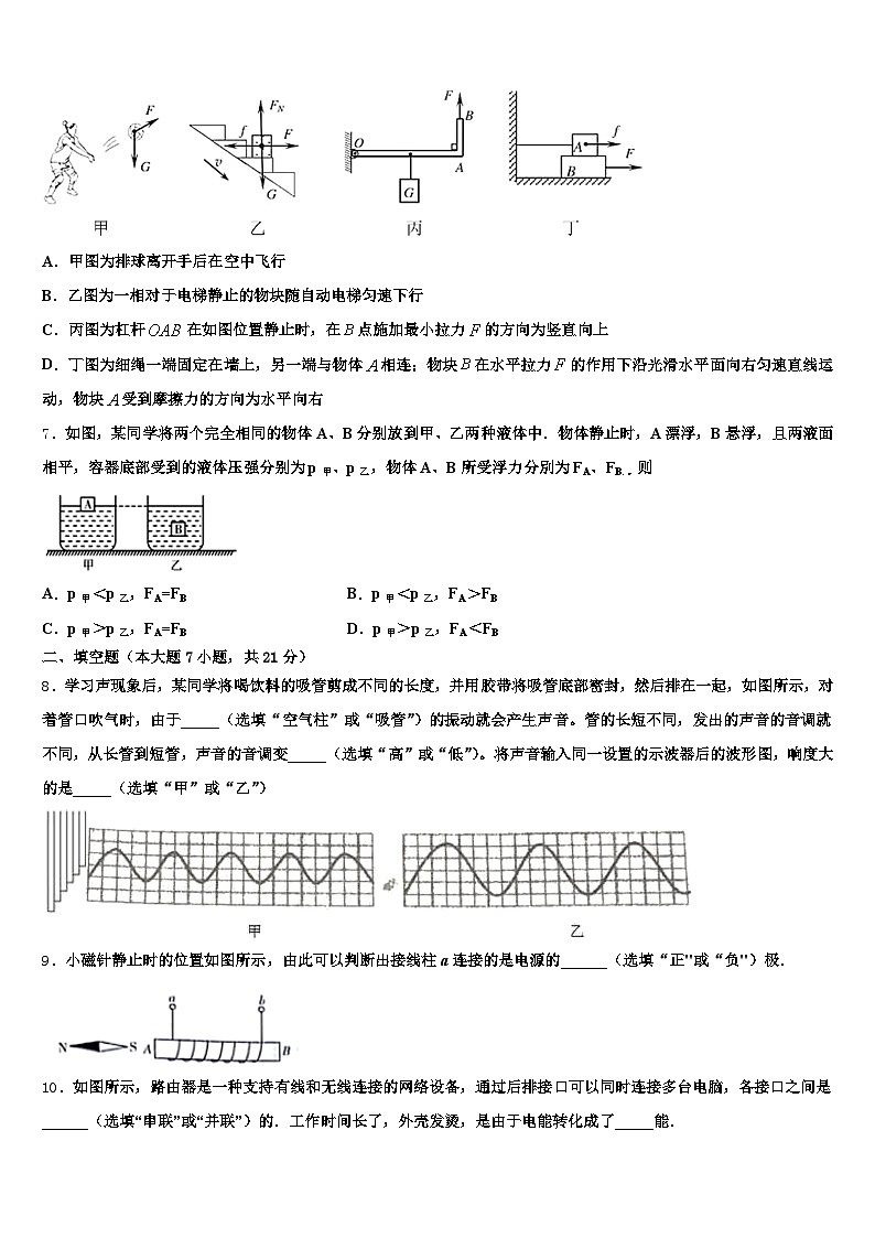 蚌埠市2026年中考物理五模试卷（含答案解析）第2页