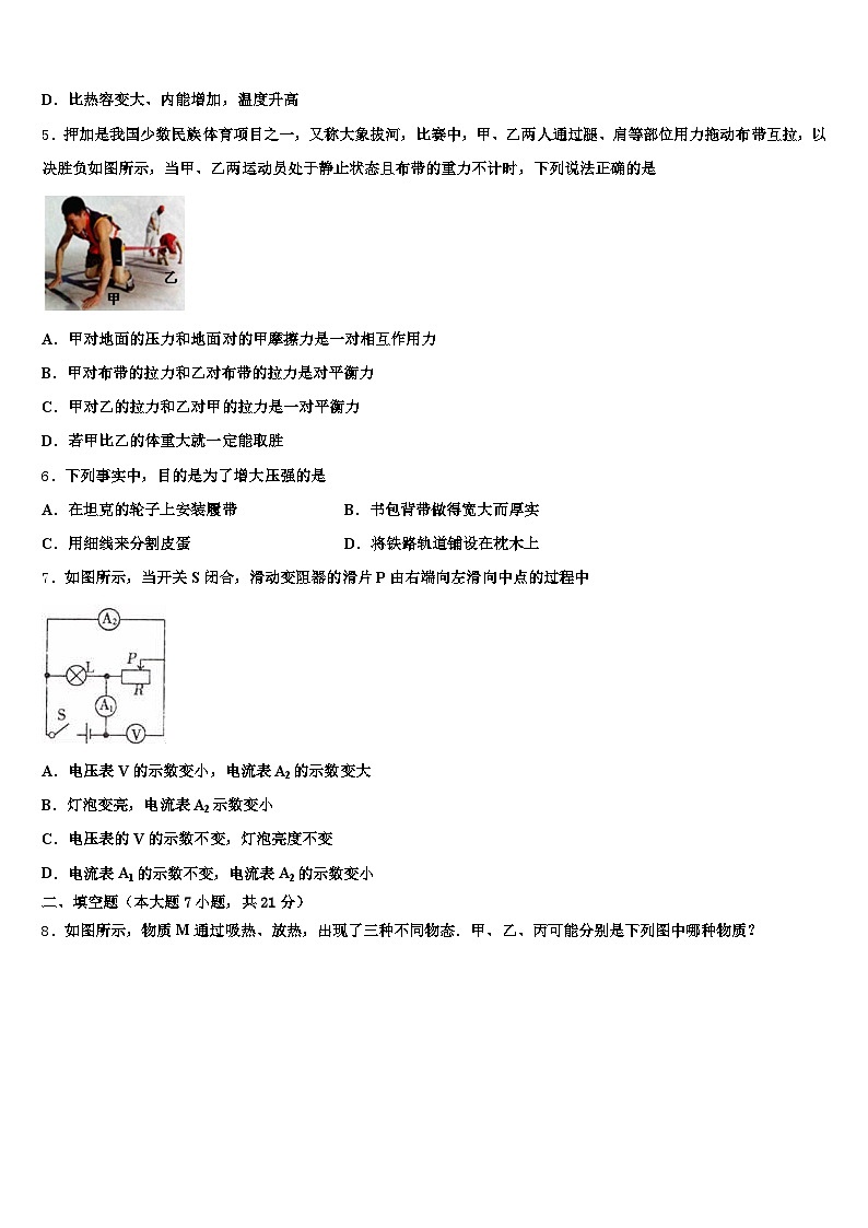 2026年东莞市中考押题物理预测卷（含答案解析）第2页