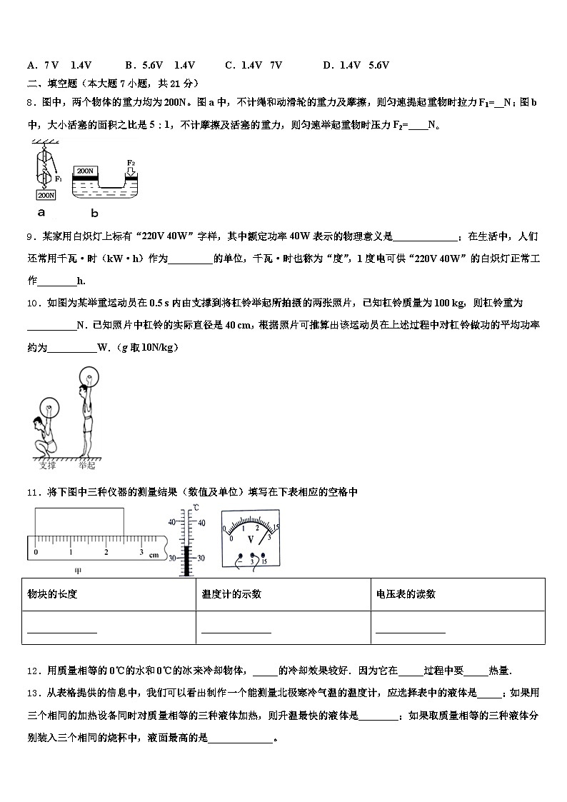 2026年湖北省孝感市中考试题猜想物理试卷（含答案解析）第3页