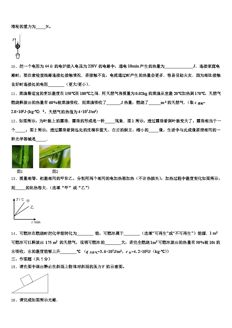 2026届江苏省常州市中考物理全真模拟试卷（含答案解析）第3页
