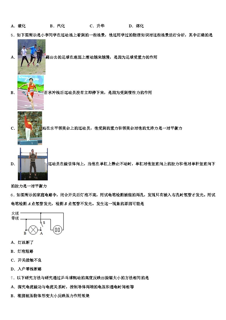 2025-2026学年漳州市中考物理最后冲刺浓缩精华卷（含答案解析）第2页