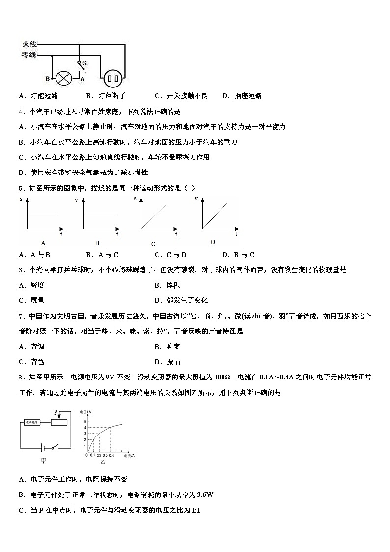 2025-2026学年黑龙江省牡丹江市中考物理仿真试卷（含答案解析）第2页