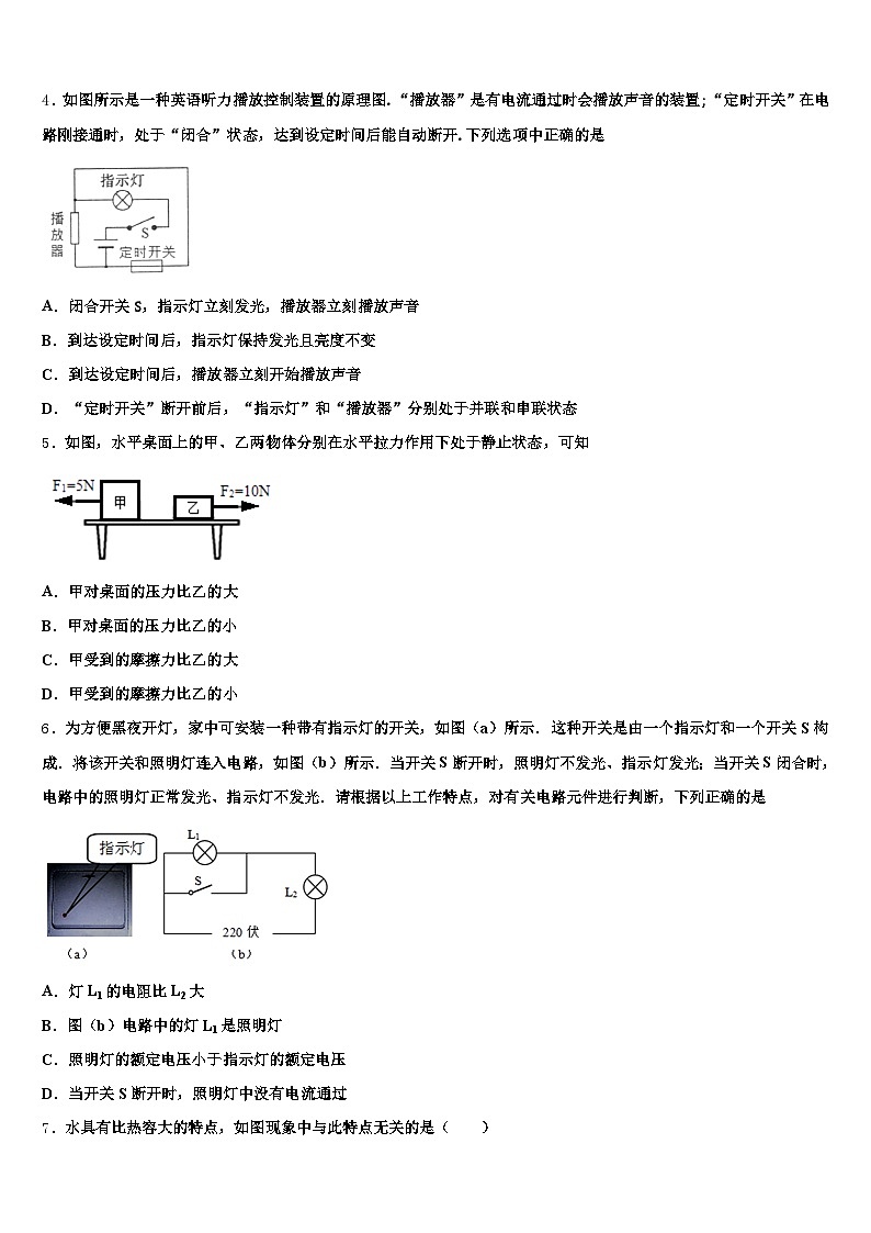 2026年荆门市中考物理全真模拟试卷（含答案解析）第2页