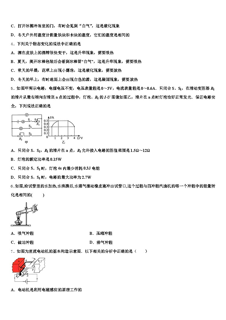 辽宁省营口市2025-2026学年中考物理模拟试题（含答案解析）第2页