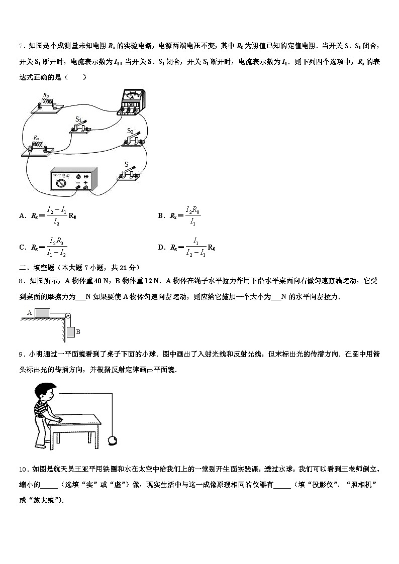 山东省临沂市2026年中考五模物理试题（含答案解析）第3页
