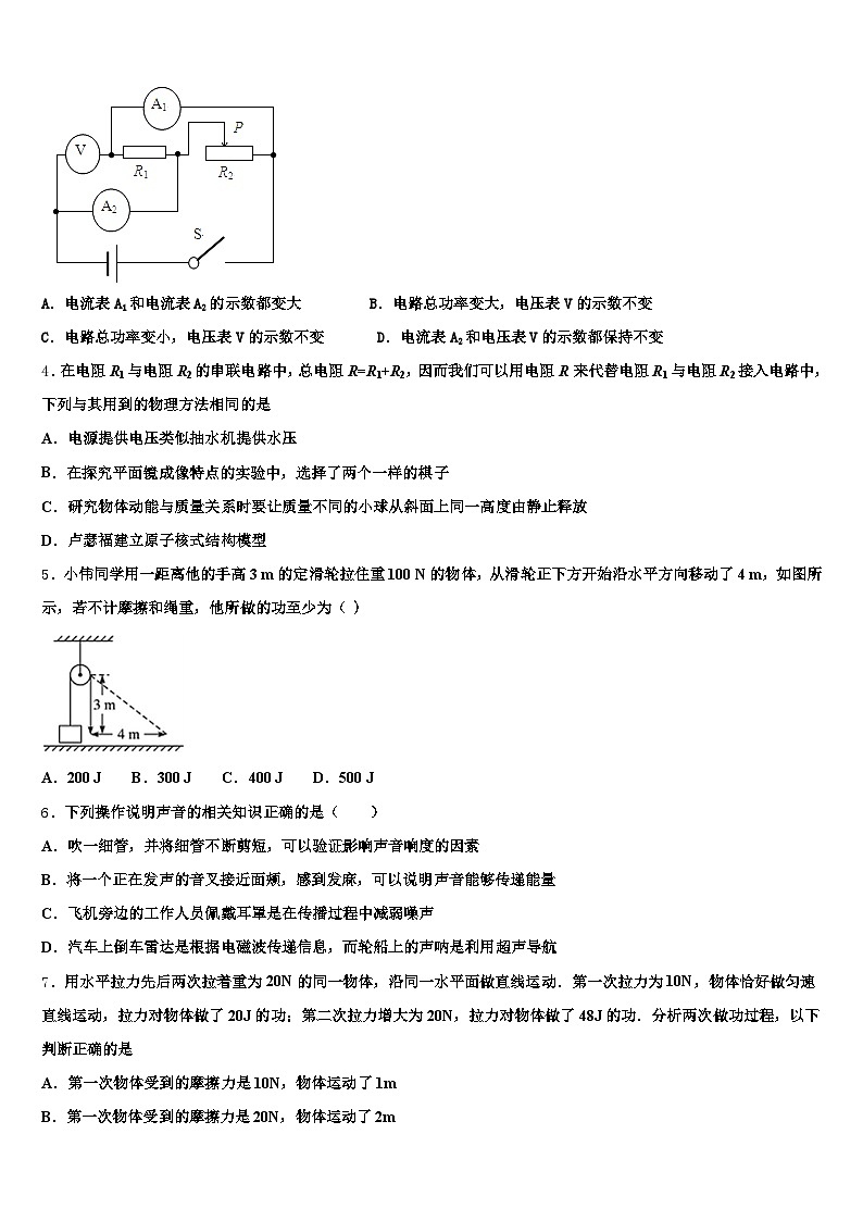 临沧市2025-2026学年中考物理考前最后一卷（含答案解析）第2页
