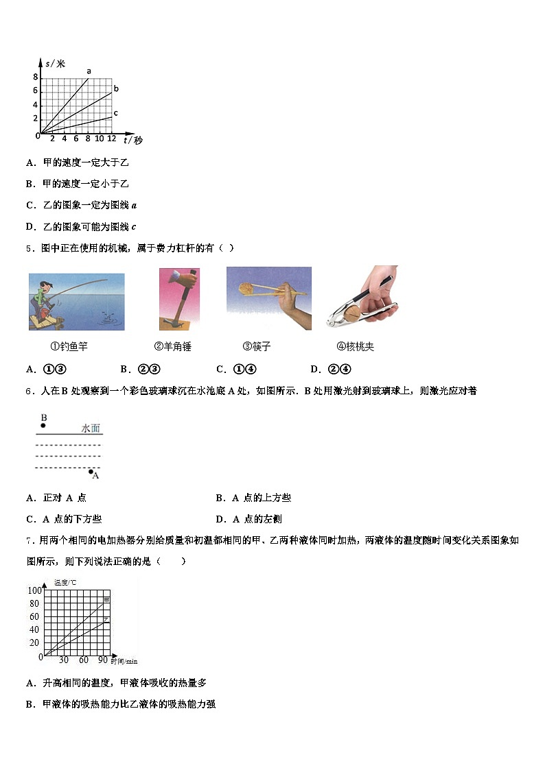 2026届松原市中考物理考前最后一卷（含答案解析）第2页