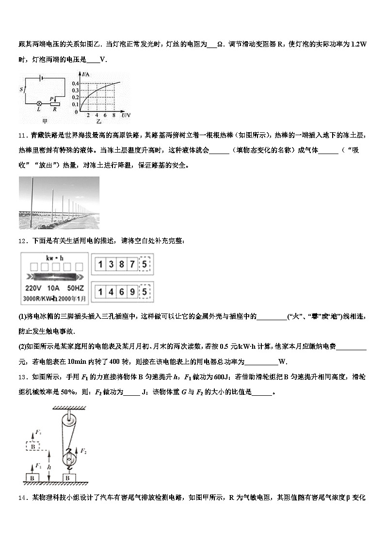 成都市2025-2026学年中考物理仿真试卷（含答案解析）第3页