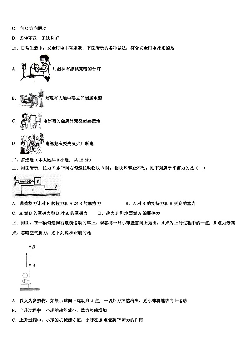 庆阳市2026年中考四模物理试题（含答案解析）第3页