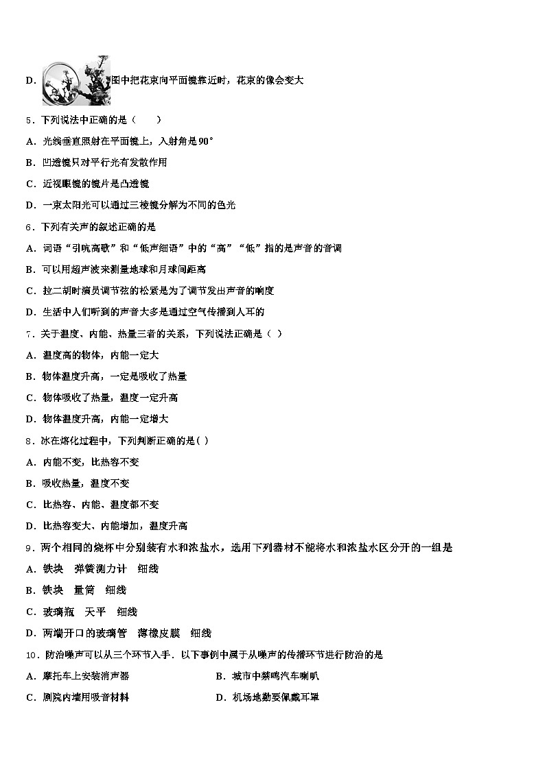2025-2026学年山东省菏泽市中考物理猜题卷（含答案解析）第2页