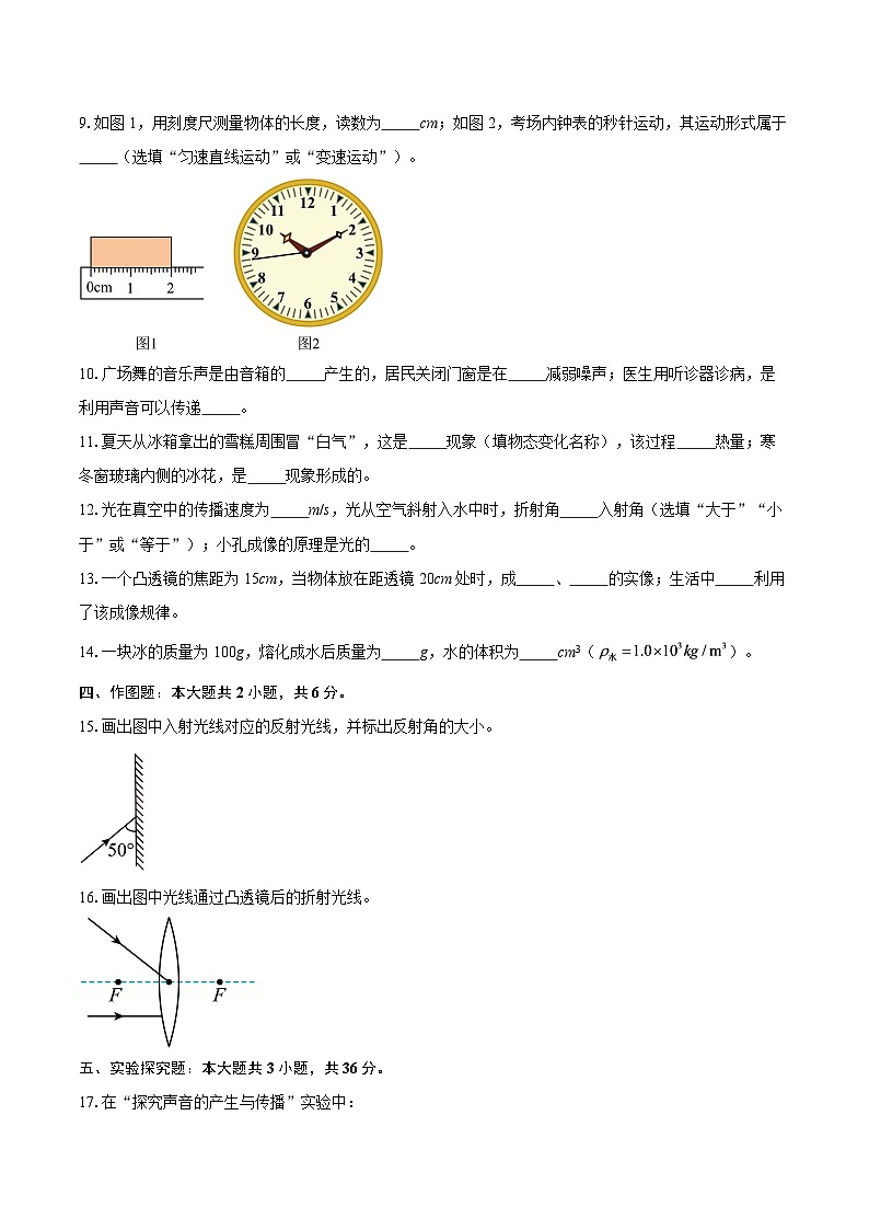 河南省周口市淮阳区2025-2026学年八年级上学期1月期末物理试题-自定义类型第2页