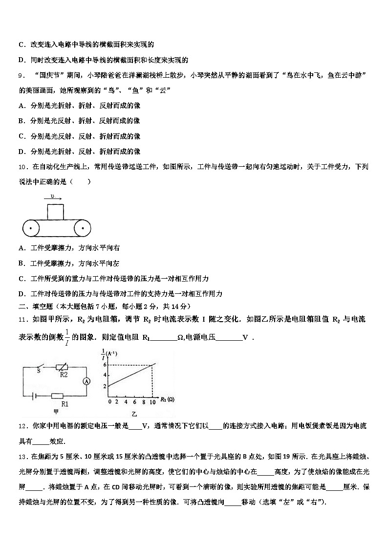2025-2026学年泉州市中考物理最后冲刺浓缩精华卷（含答案解析）第3页